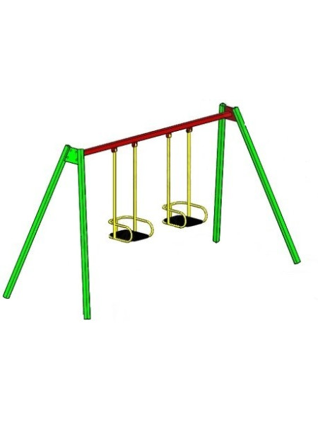 Гойдалка дитяча подвійна велика 