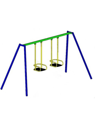 Гойдалка дитяча подвійна Гном