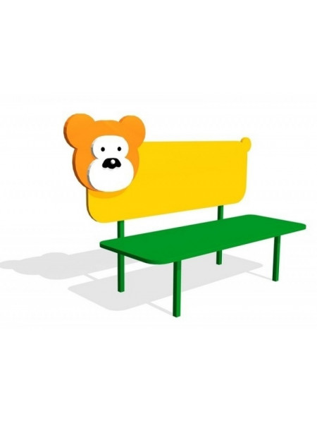 Лавка для дитячого майданчика Мишко