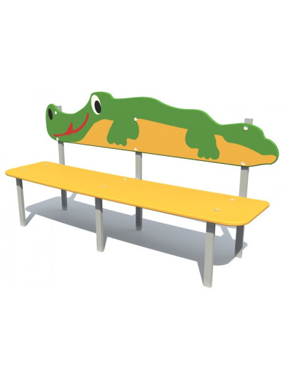 Лавка для дитячого майданчика Крокодил 