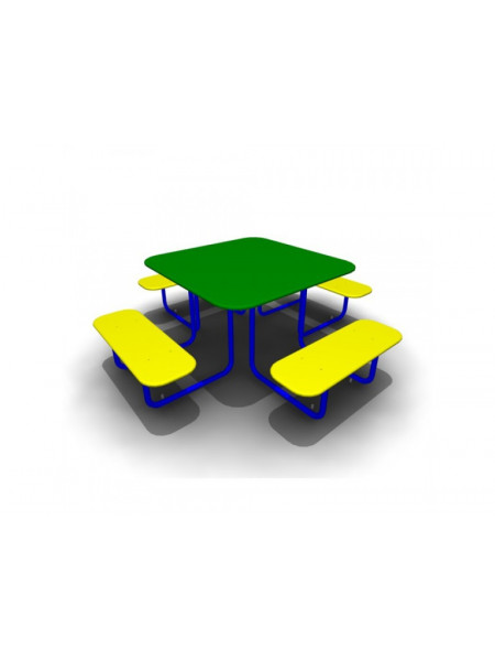 Стіл з лавками Квадро-2