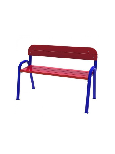 Вулична лавка зі спинкою 