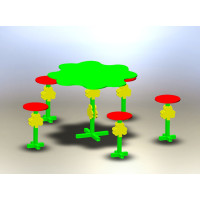 Столик для детской площадки Дубок