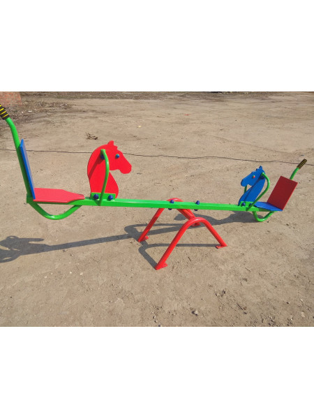 Качели-балансир для вулиці Конячки