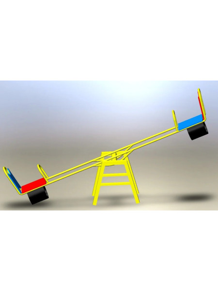 Гойдалка-балансир дитяча зі спинкою Гойдалка-балансир дитяча зі спинкою