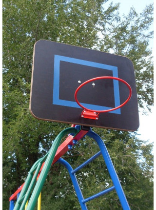 Дитячий майданчик металевий з гіркою і гойдалкою Да-814 Дитячий майданчик металевий з гіркою і гойдалкою Да-814