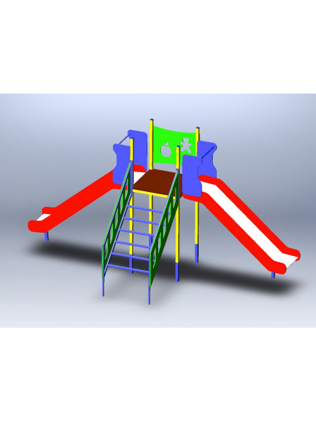 Гірка з двома спусками Роза вітрів