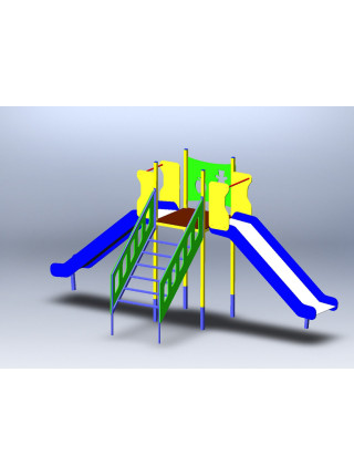 Гірка з двома спусками Роза вітрів