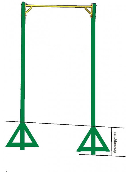 Турнік металевий для вулиці