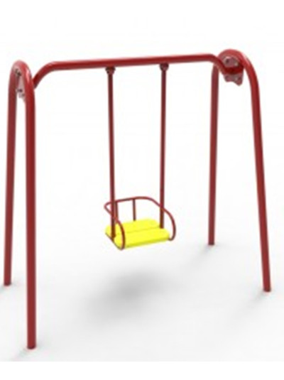 Гойдалка одинарна на жорсткому зчепленні