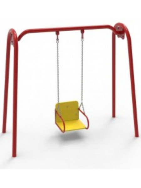 Гойдалка одинарна на ланцюгах