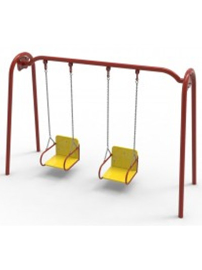 Гойдалка подвійна на ланцюгах