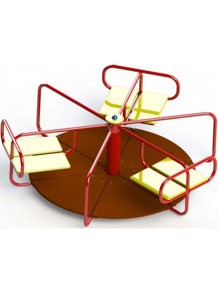 Карусель для дитячого майданчика шестимісцева