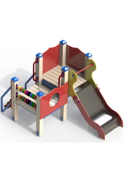 Игровой комплекс "Веселые счёты" без крыши