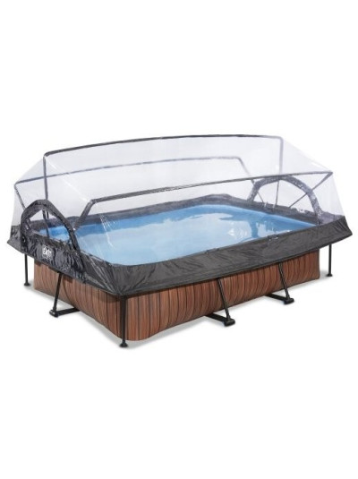 Басейн EXIT з куполом 300х200х65 см "дерево"