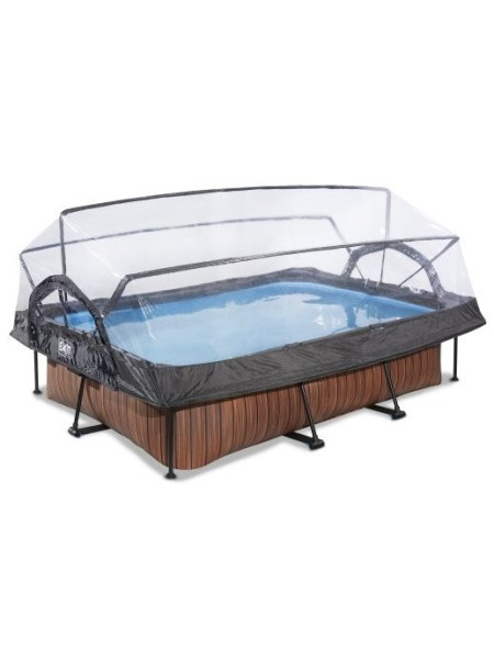 Басейн EXIT з куполом 300х200х65 см "дерево"