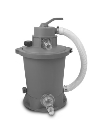 Басейн каркасний 450*122, EXIT, + фільтр пісок + тепловий насос