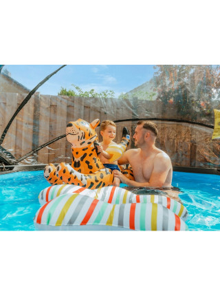 Басейн EXIT з куполом круглий, "дерево" 300*76 см