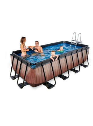 Бассейн EXIT с наземным куполом 400×200×122 см «Дерево»