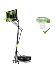 Стойка баскетбольна мобільна EXIT Galaxy black + кільце з амортизацією