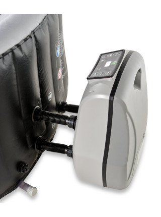  СПА-басейн с джакузи, EXIT Silver Classic, 204×65 см, чорний