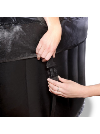 СПА-бассейн с джакузи, EXIT Silver Classic, 204×65 см, черный