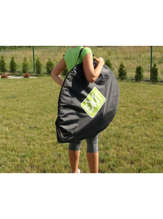 Футбольні ворота EXIT Flexx 120x80 см чорні 2 штуки