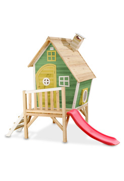Деревянный домик для детей EXIT Fantasia 300, зеленый