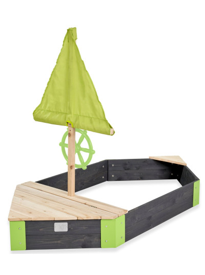 Пісочниця-човен EXIT Aksent 190x90 см, з кипарису