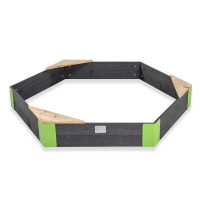 Дерев'яна пісочниця EXIT Aksent 160×140 см (шестикутна)