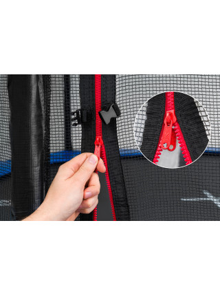 Батут із захисною сіткою Hop - Sport 366 см чорно-синій Батут із захисною сіткою Hop - Sport 366 см чорно-синій