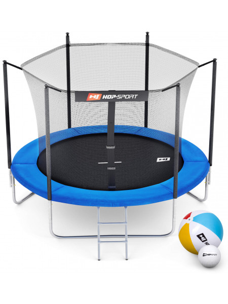 Батут з сіткою внутрішньою Hop - Sport 244 см синій Батут з сіткою внутрішньою Hop - Sport 244 см синій