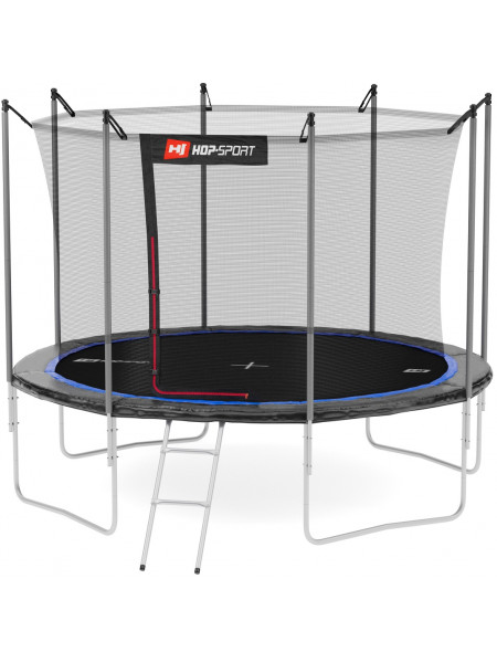 Батут з сіткою внутрішньою Hop - Sport 305 см чорно-синій Батут з сіткою внутрішньою Hop - Sport 305 см чорно-синій
