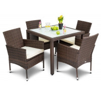 Набор мебели для сада VERONA 4+1 коричневый