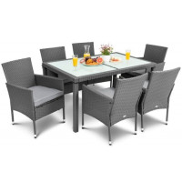 Мебель садовая VERONA 6+1 серый