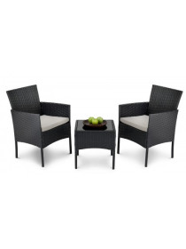 Набір меблів для саду Siena чорний