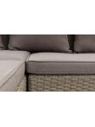 Садовый диван в комплекте Bologna бежевый