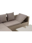 Садовый диван в комплекте Bologna бежевый