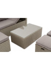 Садовый диван в комплекте Bologna бежевый