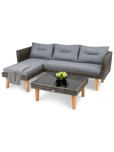 Комплект садовой мебели Imola серый 