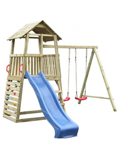 Деревянная детская площадка для дачи Бармалей