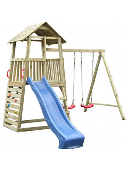 Дерев'яний дитячий майданчик для дачі Бармалей Дерев'яний дитячий майданчик для дачі Бармалей