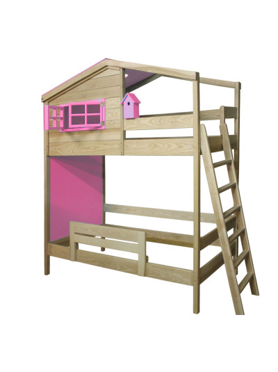 Ліжко двоярусне будиночок Зоряне небо