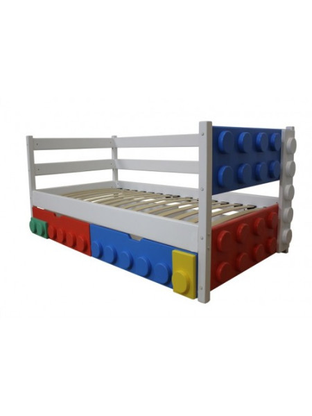 Дитяче ліжко з бортиком Лего