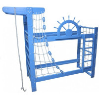  Двох'ярусне ліжко Морський пірат 190 х 80 см сосна/ясен