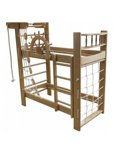 Ліжко двоярусне зі спортивним куточком 190 х 80 см