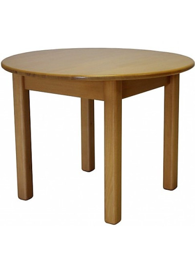 Столик дитячий круглий з сосни