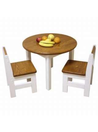 Столик дитячий круглий Пломбір