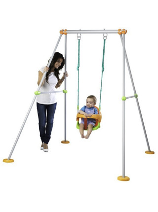 Гойдалка дитяча металева з розбірним сидінням