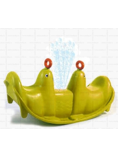 Качели-балансир Рыбка с фонтаном